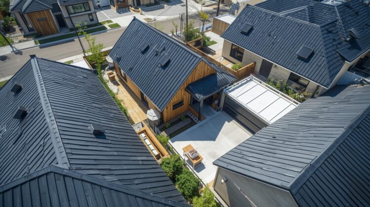 Klasikinė stogo danga ir IRON Click: modernios architektūros stogo logika